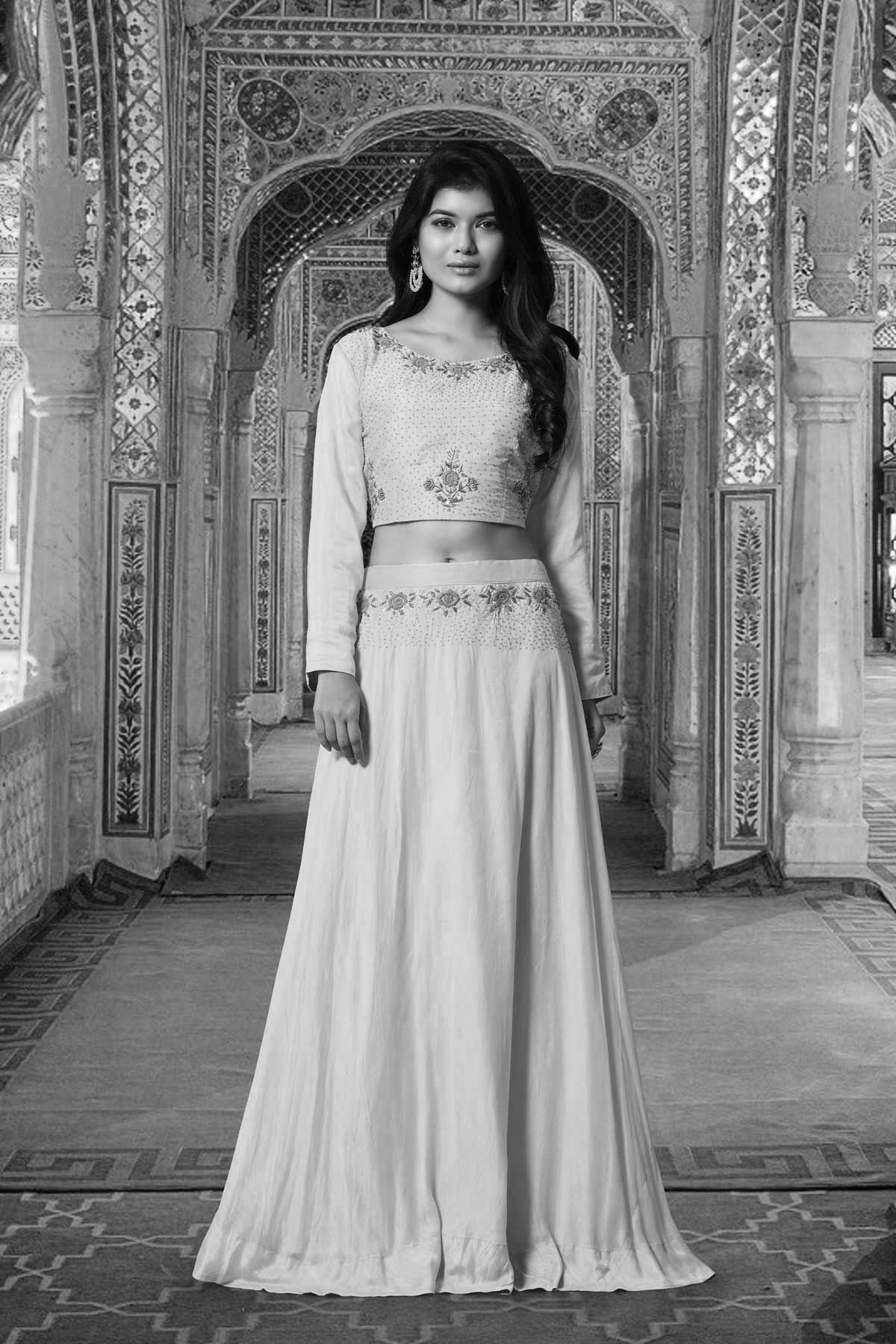 Indo-western-black-and-white